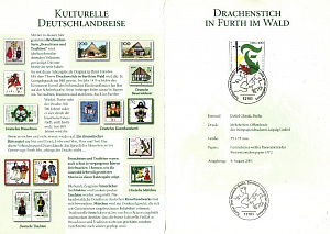Германия, 2001, Легенды и сказки, сувенирный буклет